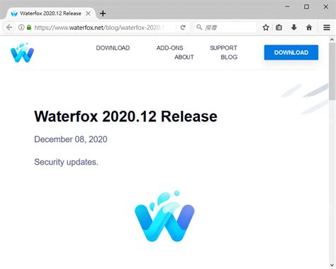 Waterfox Classic 2022.11 Download