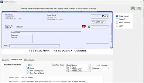 Print Checks Deluxe 1.67